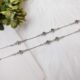 Floral Rose Design Silver Anklets - Shop premium silver designer anklets in affordable price, elegant anklets for women, affordable silver jewellery.