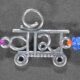 Veera design silver rakhi made from 925 sterling silver, perfect for Raksha Bandhan.
